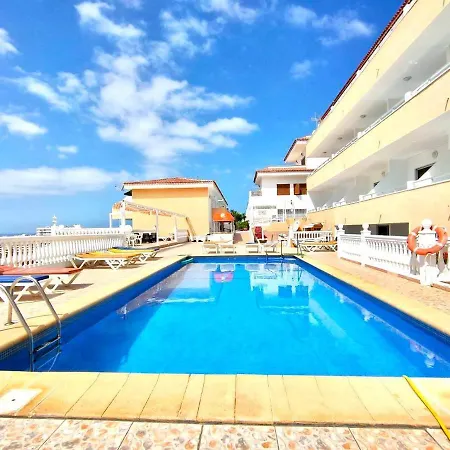 アパート Studio Well Connected Ocean,freewifi,pool,beach At Playa De Las Americas In Tenerife Sur *